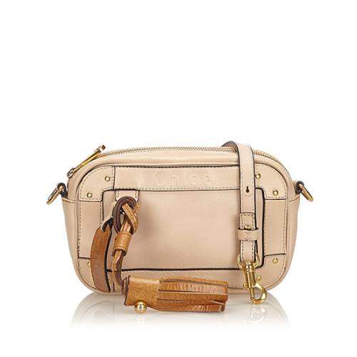 Chloe Leather Eden Mini Crossbody Bag