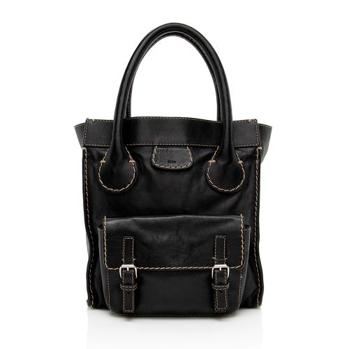 Chloe Leather Edith Large Tote