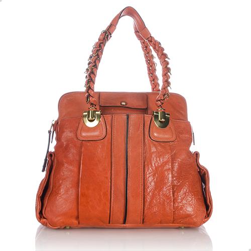 Chloe Leather Heloise Large Tote