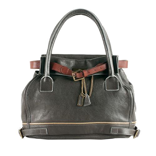 Chloe Leather Marlow Top Handle Shopper Tote