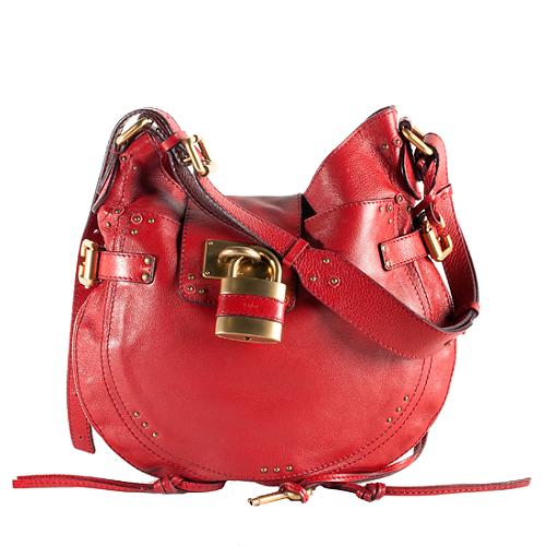 Chloe Leather Paddington Hobo Handbag