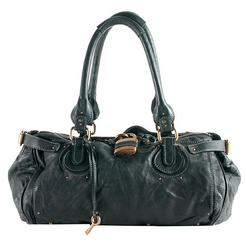 Chloe Leather Paddington Large Satchel Handbag