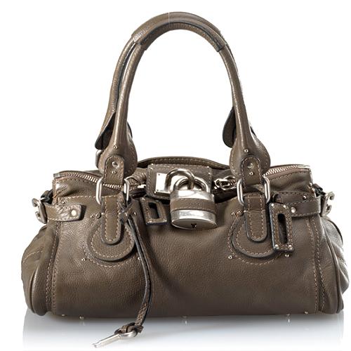 Chloe Leather 'Paddington' Medium Satchel Handbag