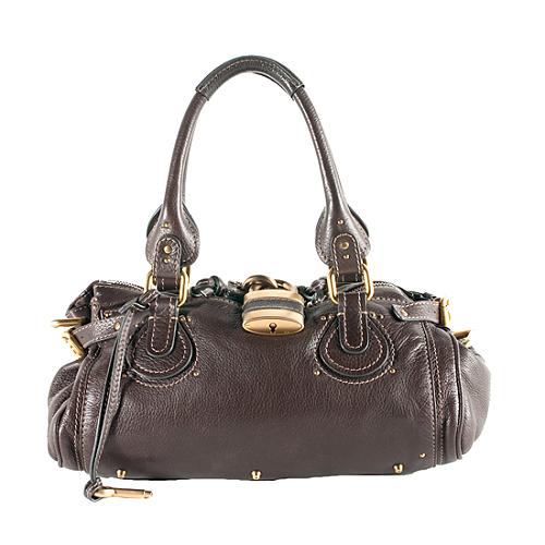 Chloe Leather Paddington Shoulder Handbag