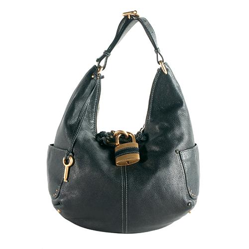 Chloe Leather Paddington Small Hobo Handbag