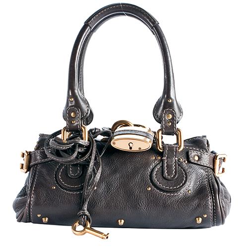 Chloe Leather Paddington Small Satchel Handbag