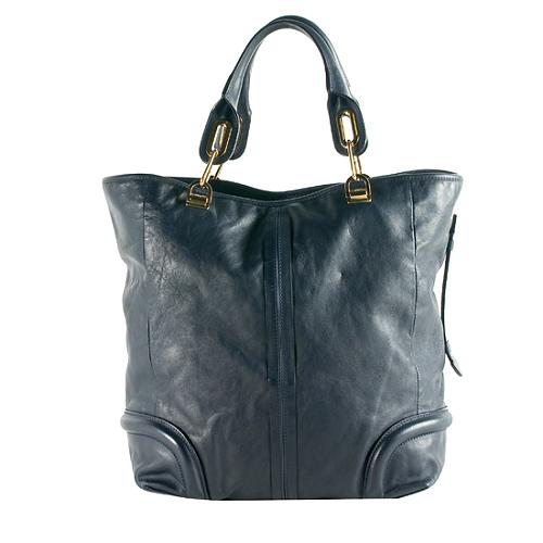 Chloe Leather Paraty Large Cabas Tote