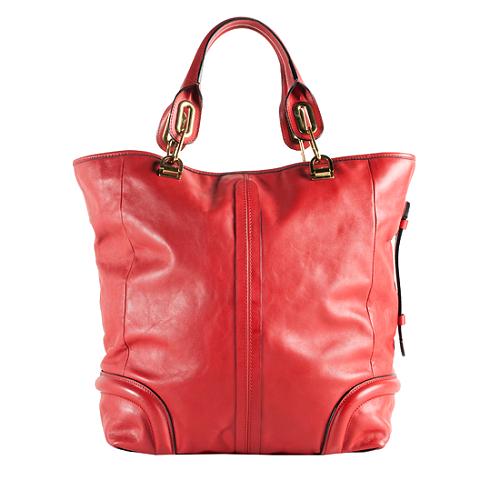 Chloe Leather Paraty Large Cabas Tote