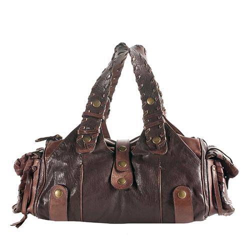 Chloe Leather Silverado Satchel Handbag