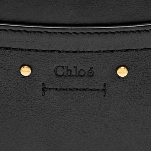 Chloe Leather Suede Roy Mini Shoulder Bag