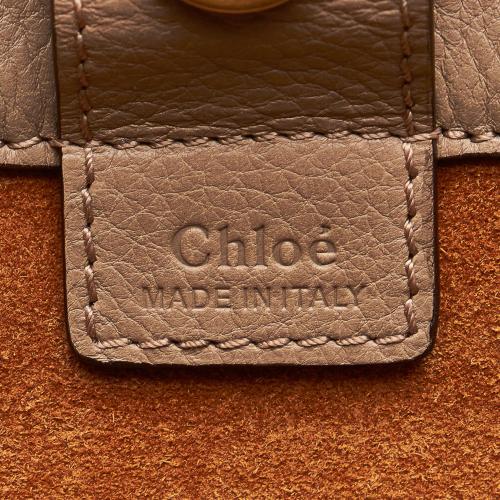 Chloe Milo Leather Tote Bag