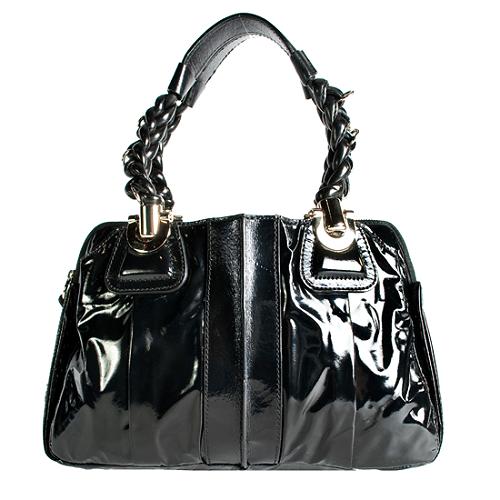 Chloe Patent Leather Heloise Satchel Handbag