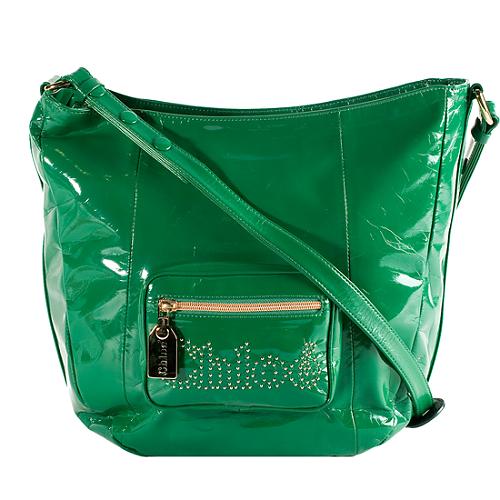 Chloe Patent Leather Shoulder Handbag