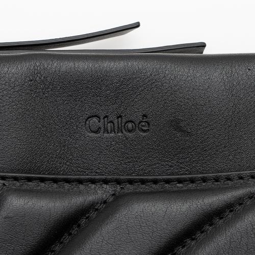 Chloe Quilted Leather Roy Shoulder Bag