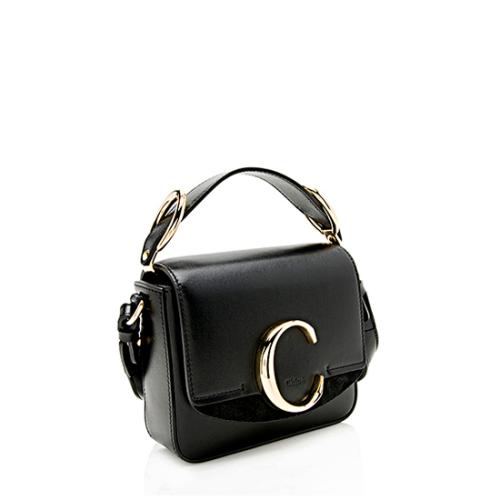 Chloe Shiny Calfskin C Mini Shoulder Bag