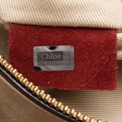 Chloe Suede Lexa Convertible Shoulder Bag