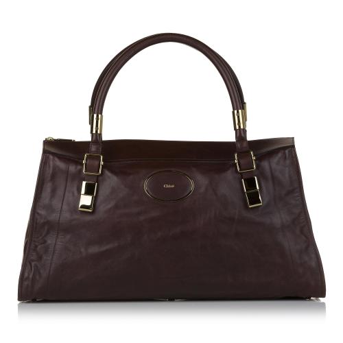 Chloe Victoria Leather Handbag