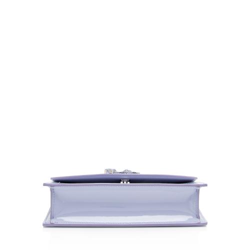 Christian Louboutin Embellished Patent Leather Loubi54 Clutch
