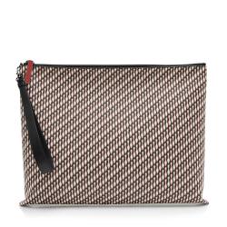 Christian Louboutin Coated Canvas Logo Peter Pouch