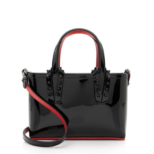 Christian Louboutin Patent Leather Cabata Mini Tote