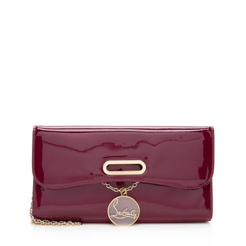 Christian Louboutin Patent Leather Riviera Clutch