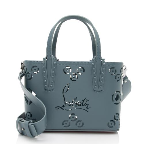 Christian louboutin cabata discount perforated leather tote