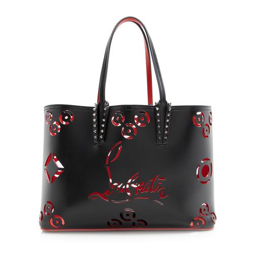 Christian Louboutin Perforated Leather Cabata Loubinthesky Small Tote