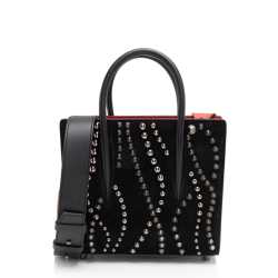 Christian Louboutin Suede Studded Paloma Mini Tote