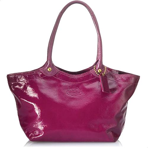 Coach Bleecker Patent Leather Tote