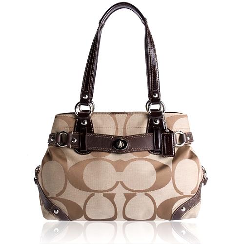 Coach Carly Signature Carryall Tote