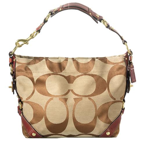 Coach Carly Signature Hobo Handbag