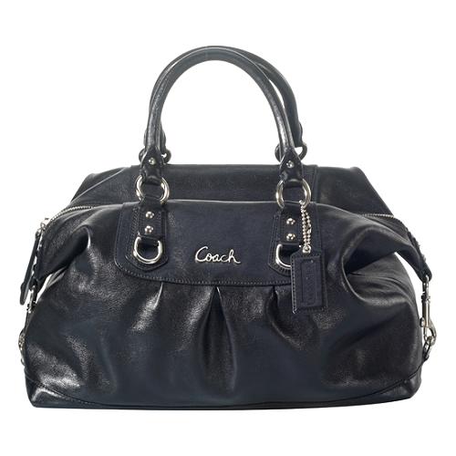 Coach Chelsea Leather Zip Satchel Handbag