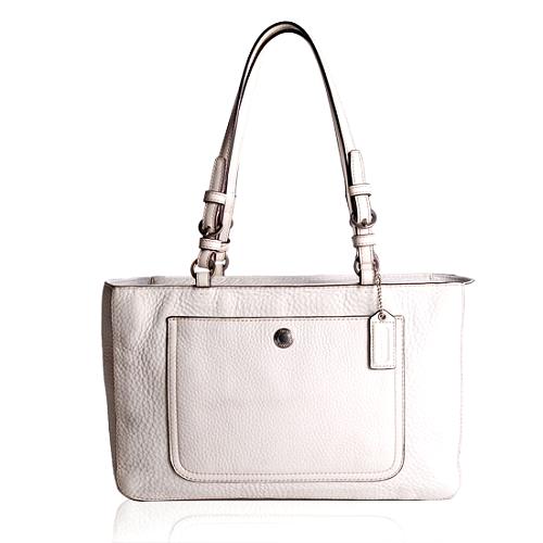 Coach Chelsea Pebbled Leather Zip Tote