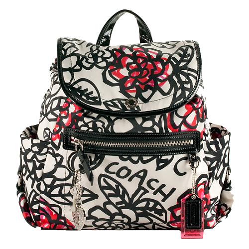 Coach Daisy Floral Graffiti Backpack