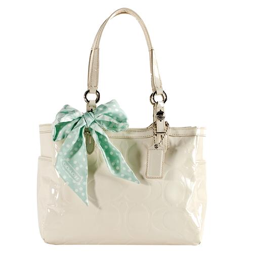 Coach Gallery Embossed Patent East/West Tote