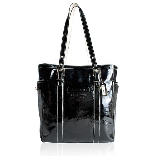 Coach Gallery Patent Leather North/South Tote