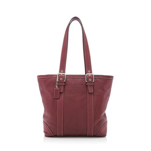 Coach Hamptons Leather Lunch Tote