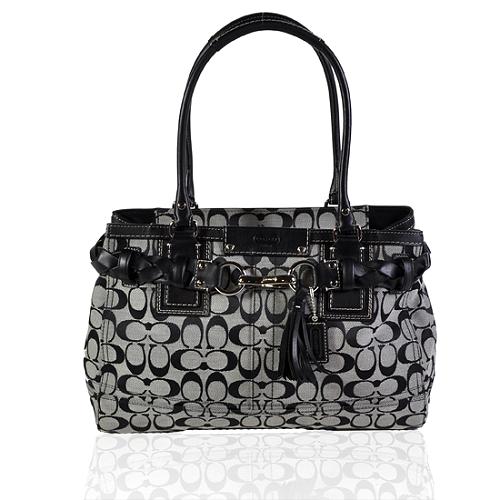 Coach Hamptons Signature Large Carryall Tote