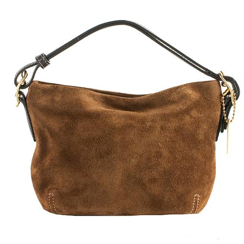 coach suede bag