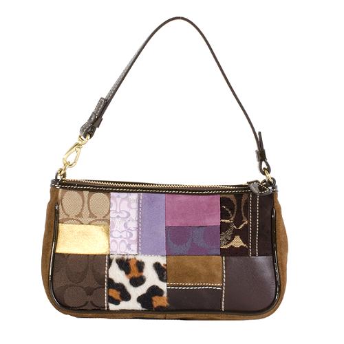 Coach Holiday Patchwork Demi Shoulder Handbag