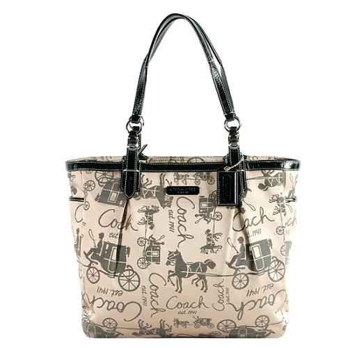 Coach Horse & Carriage Gallery North/South Tote
