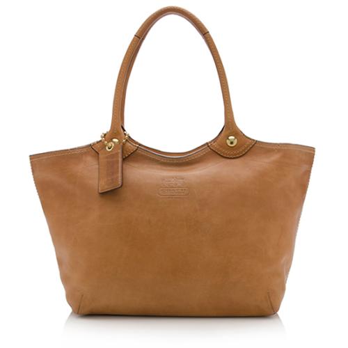 Coach Leather Bleecker Large Tote