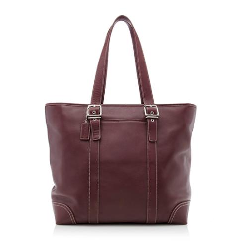Coach Leather Hamptons Book Tote