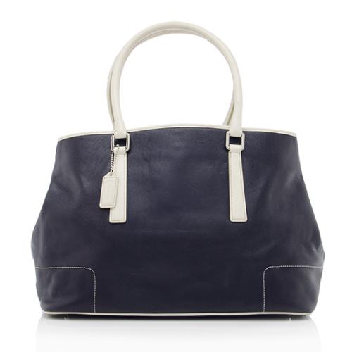 Coach Leather Hamptons Tote