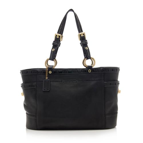 Coach Leather Laced Gallery Tote