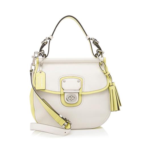 Coach Leather Legacy Archival Two Tone Willis Shoulder Bag