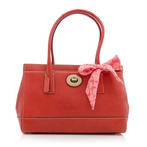 Coach Leather Madeline Tote