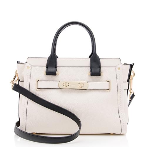 Coach Leather Swagger 27 Carryall Satchel