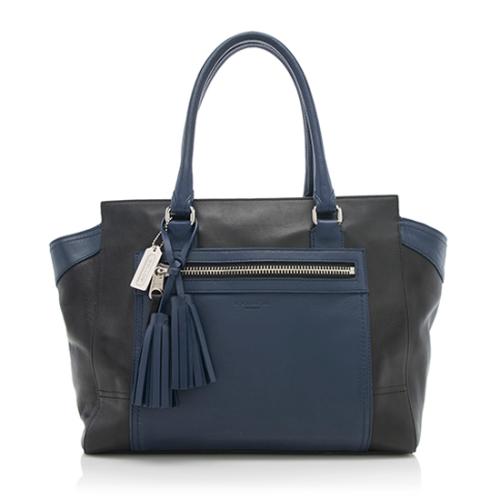 Coach Legacy Colorblock Leather Carryall Tote