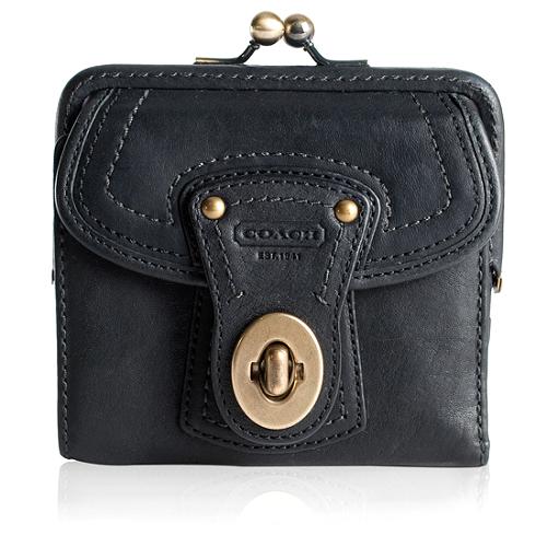 Coach Legacy Framed French Wallet